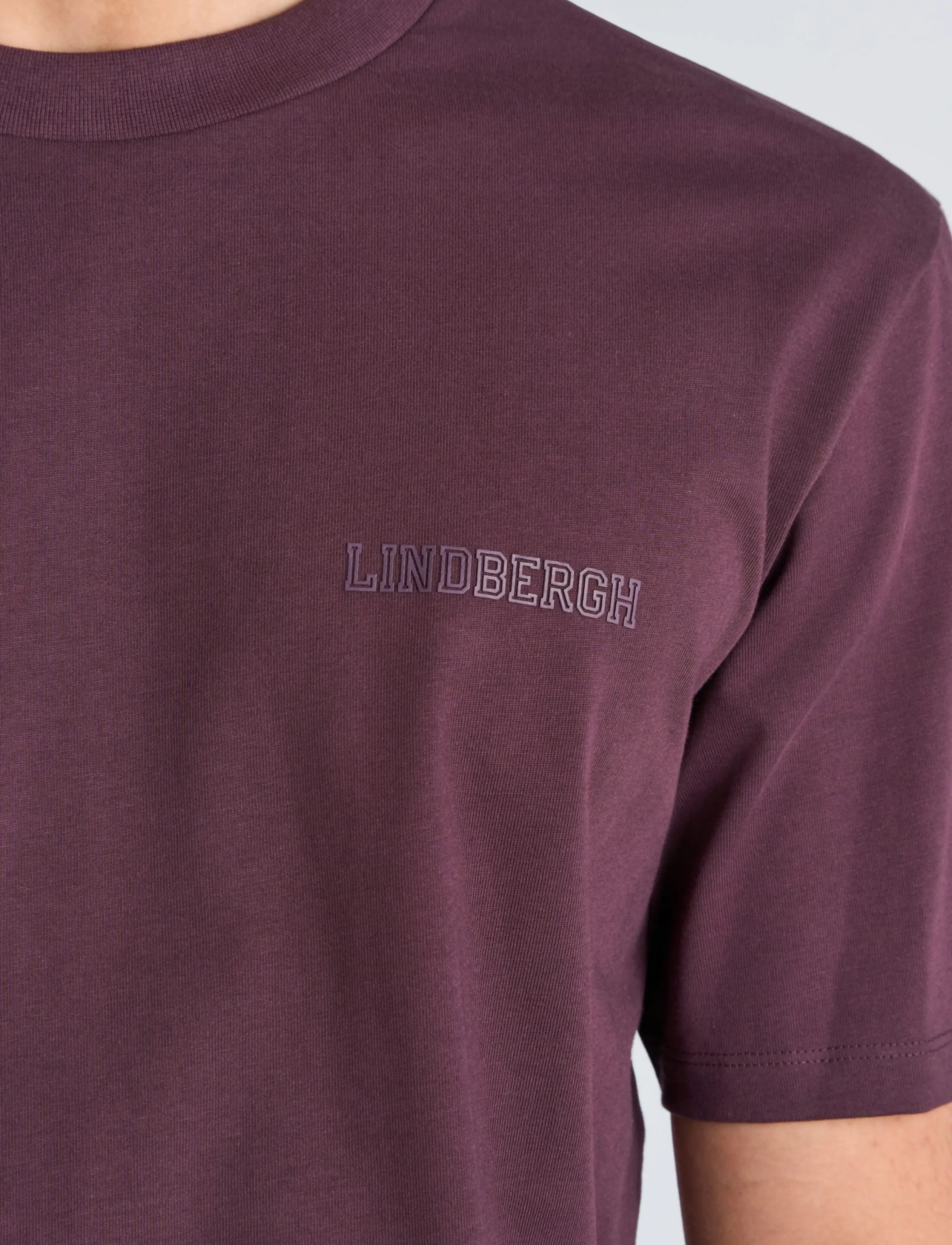 Lindbergh Oversized Logo Tee S/S t-shirts - bas herr – bild 5