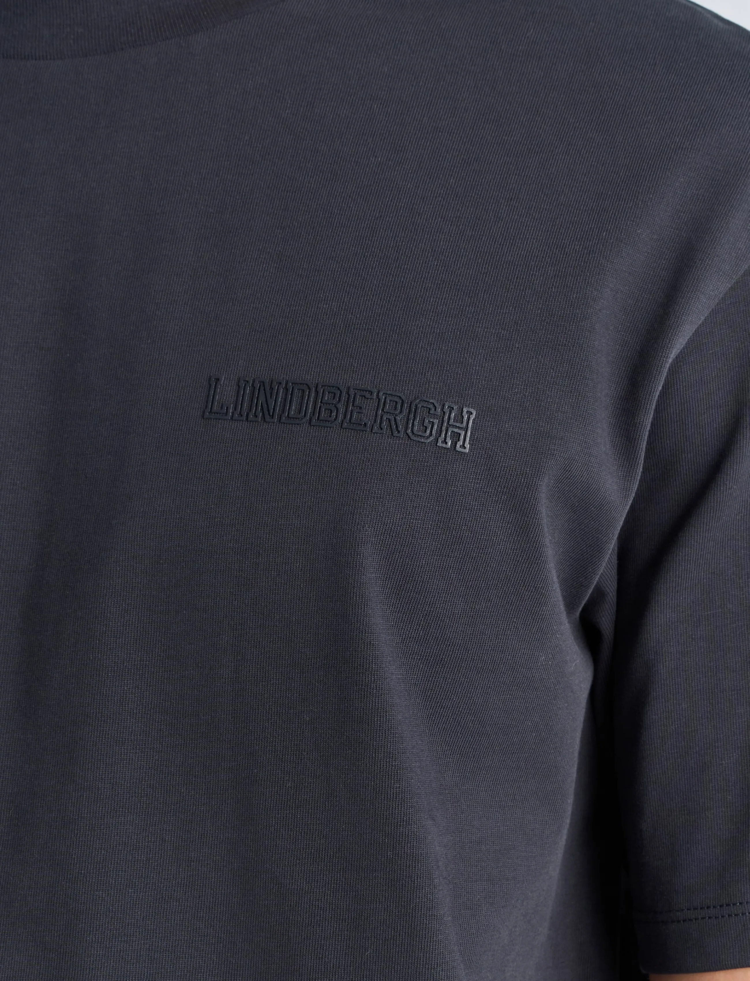 Lindbergh Oversized Logo Tee S/S t-shirts - bas herr – bild 5