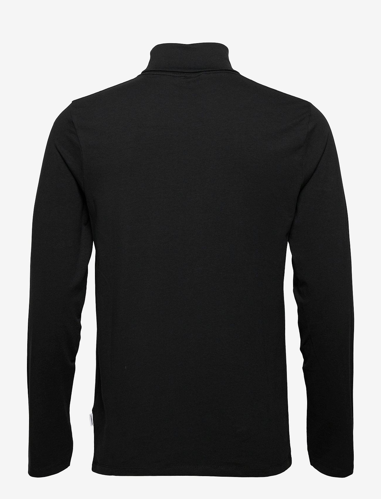 Lindbergh - Roll neck tee L/S - long-sleeved t-shirts - black - 3