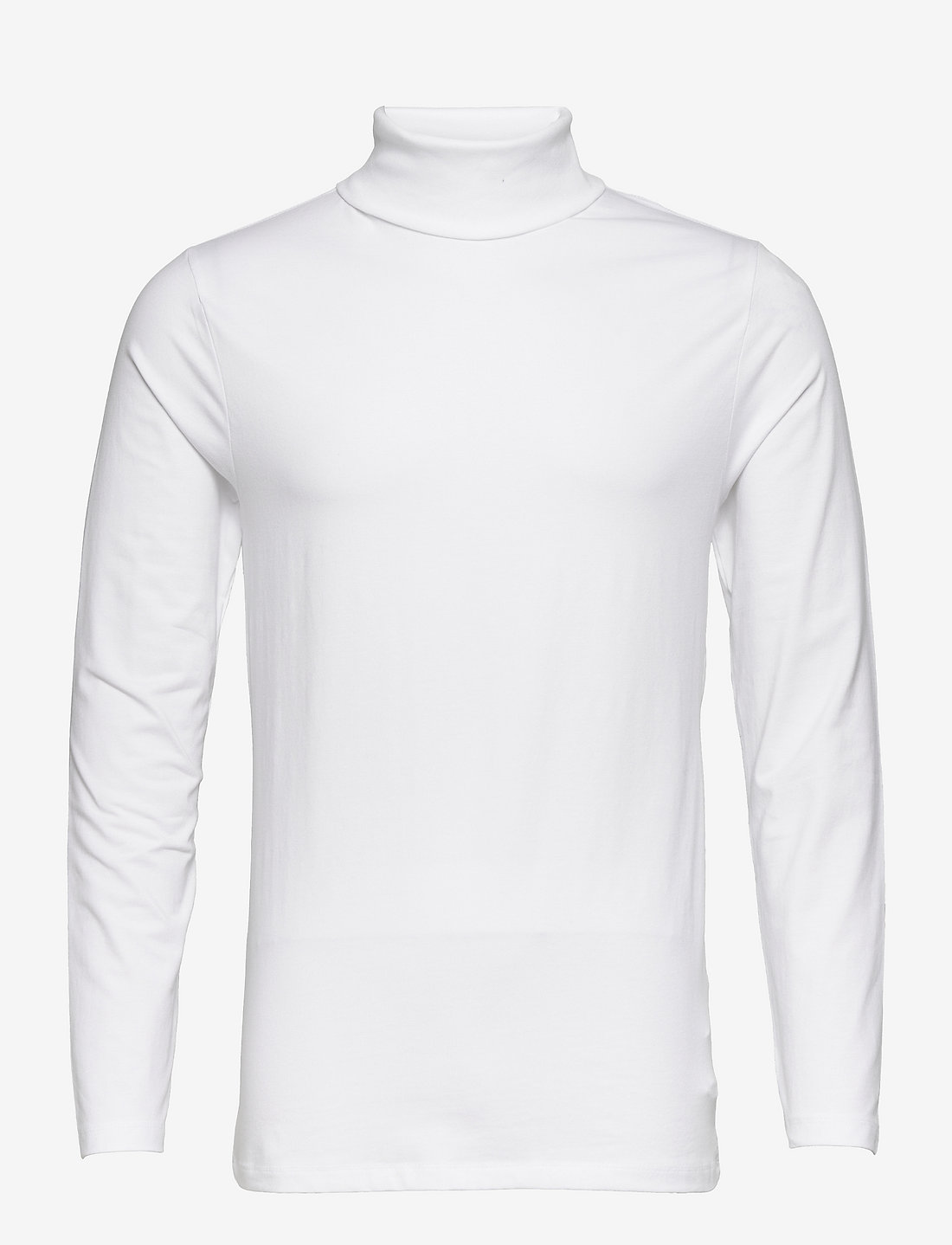 Lindbergh - Roll neck tee L/S - long-sleeved t-shirts - white - 2