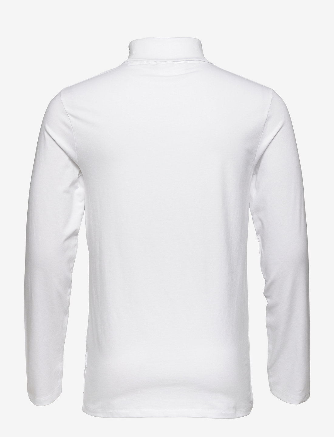 Lindbergh - Roll neck tee L/S - long-sleeved t-shirts - white - 3