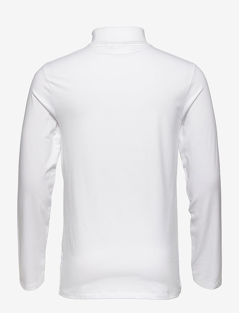 Lindbergh - Roll neck tee L/S - langærmede t-shirts - white - 3