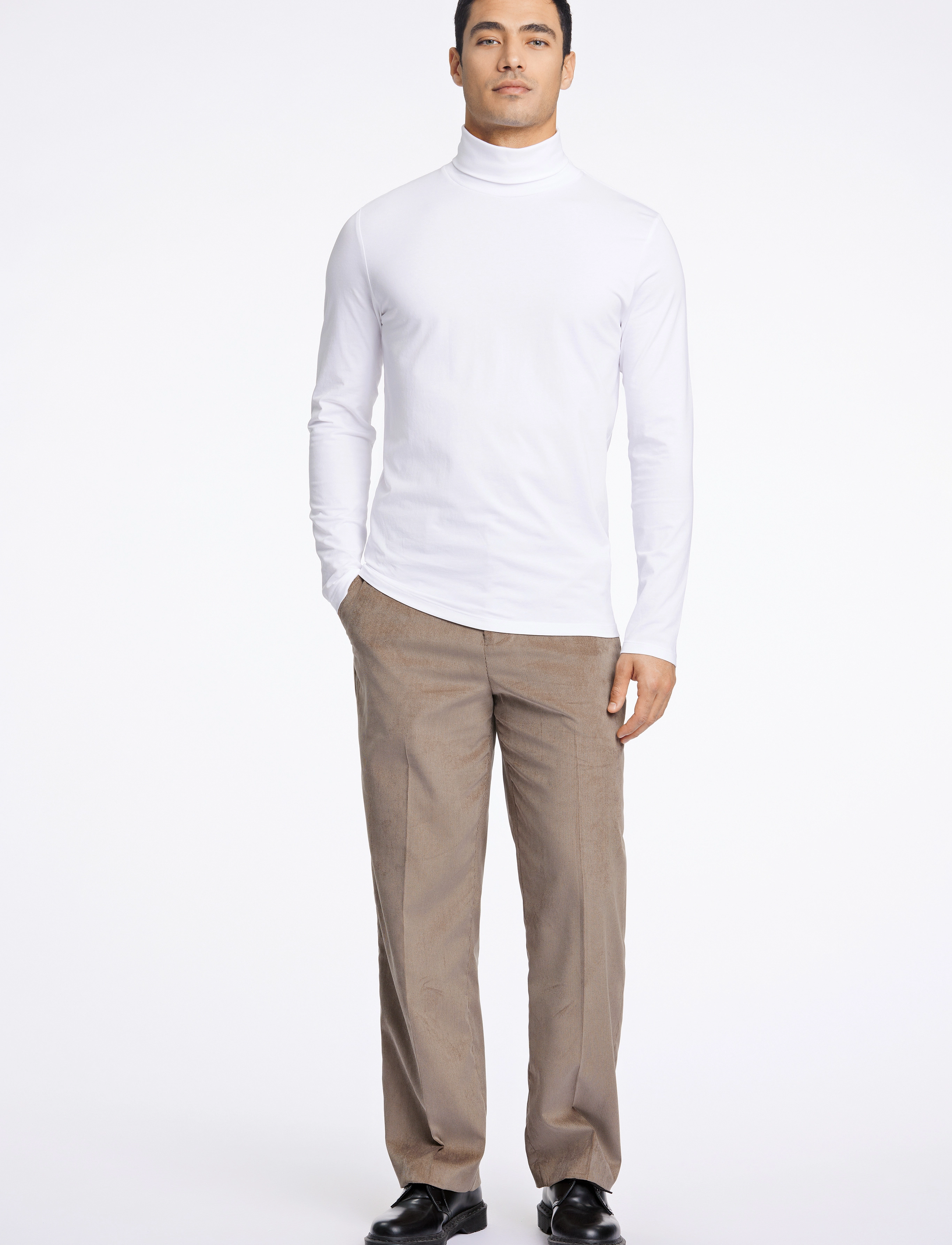 Lindbergh - Roll neck tee L/S - die niedrigsten preise - white - 5