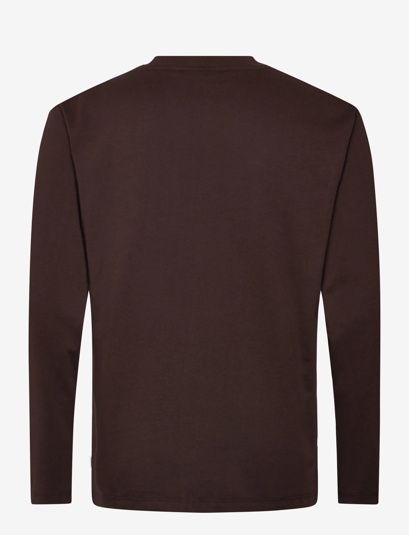 Lindbergh - Oversized pocket tee L/S - långärmade t-shirts - dk burgundy - 1