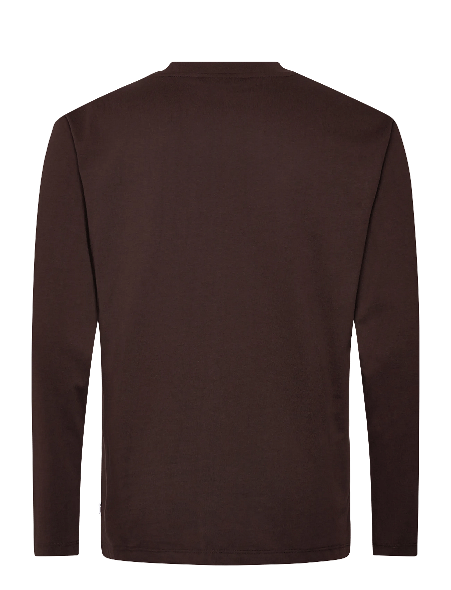 Lindbergh - Oversized pocket tee L/S - langärmelig - dk burgundy - 1