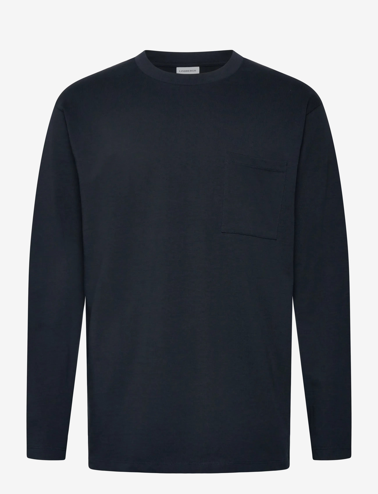 Lindbergh - Oversized pocket tee L/S - marškinėliai ilgomis rankovėmis - navy - 0