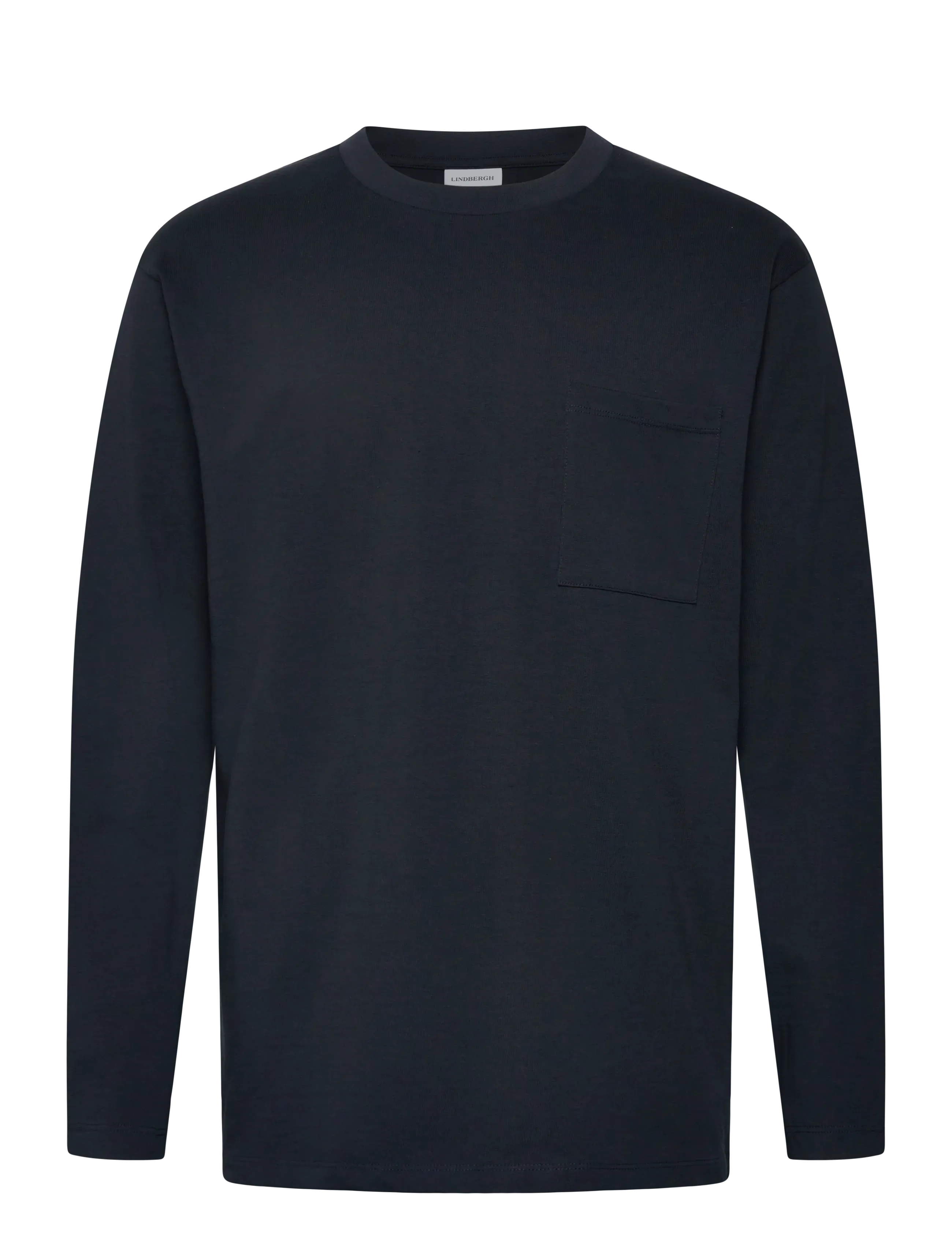 Lindbergh - Oversized pocket tee L/S - langärmelig - navy - 0