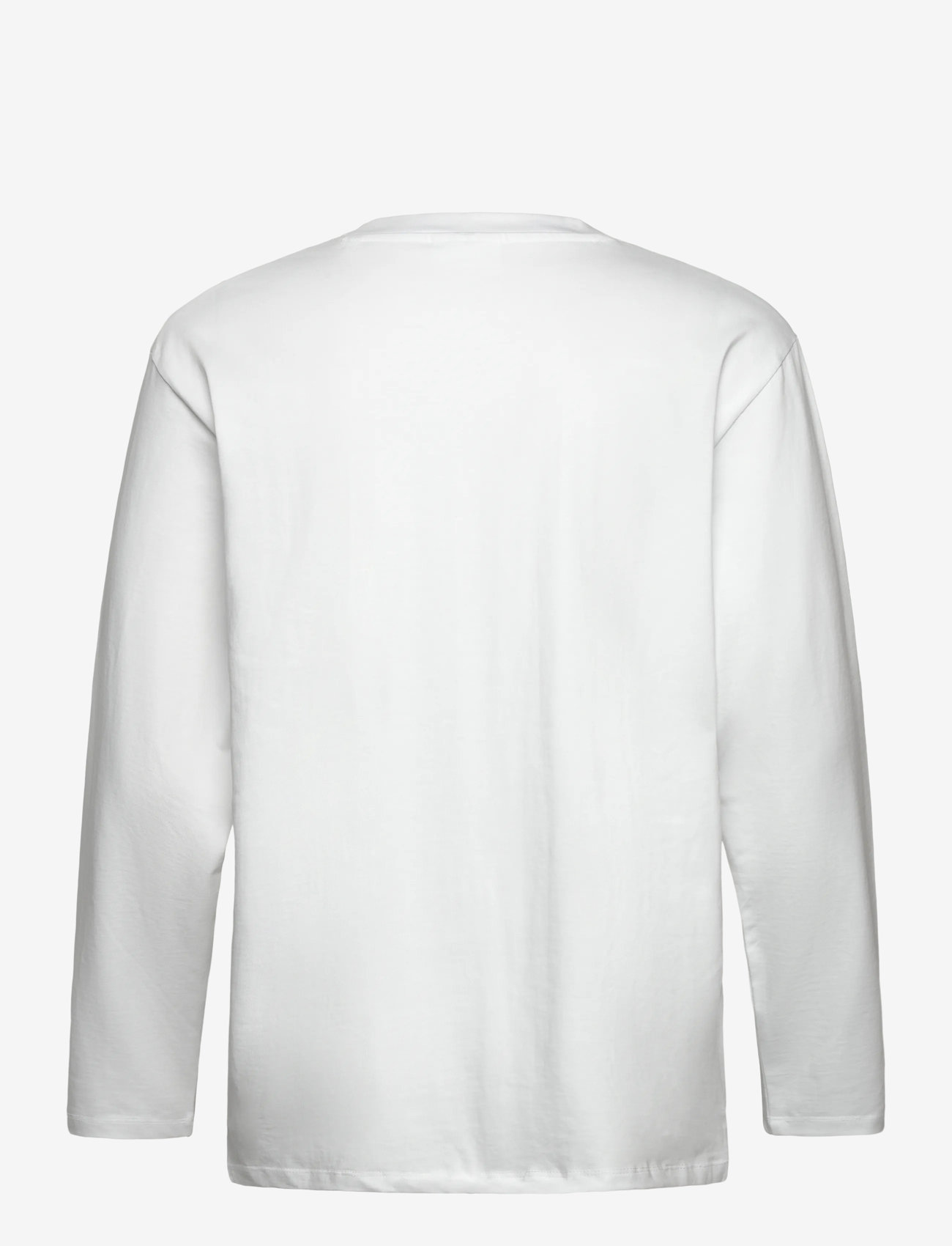 Lindbergh - Oversized pocket tee L/S - laveste priser - white - 1