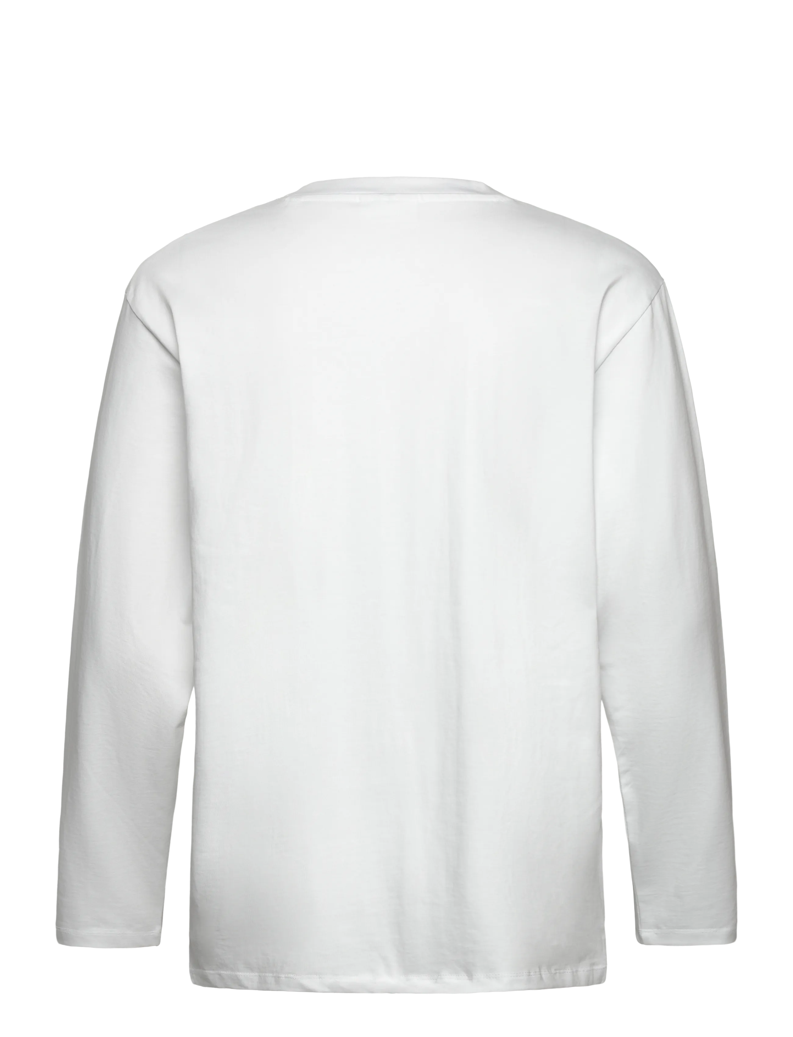 Lindbergh - Oversized pocket tee L/S - alhaisimmat hinnat - white - 1