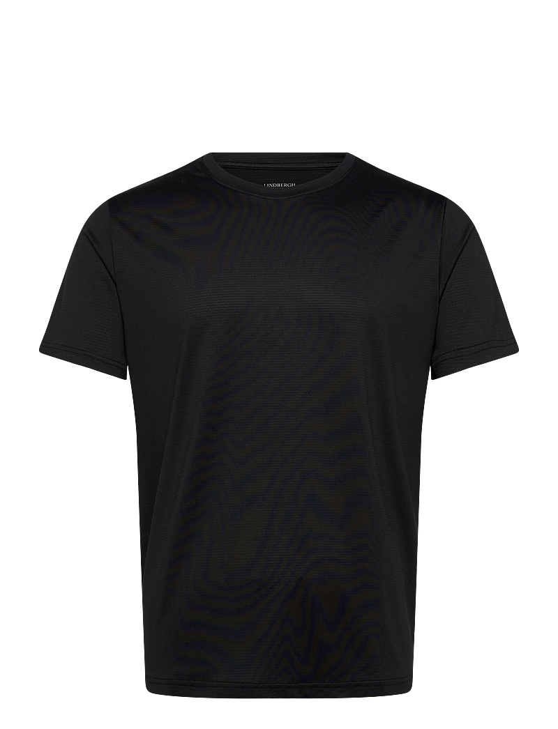 Lindbergh - Technical fast dry tee S/S - alussärgid ja t-särgid - black - 1