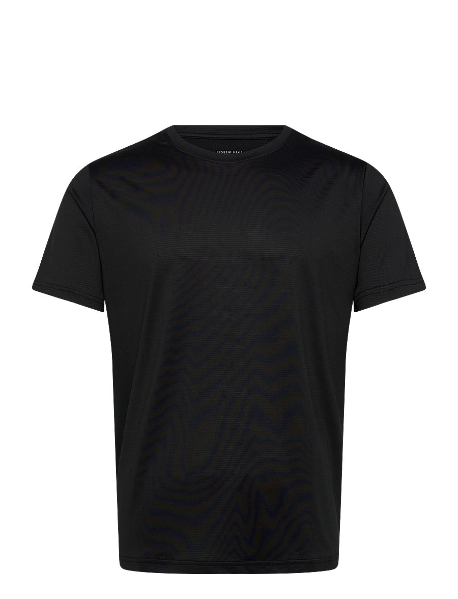 Lindbergh - Technical fast dry tee S/S - t-shirts - black - 1