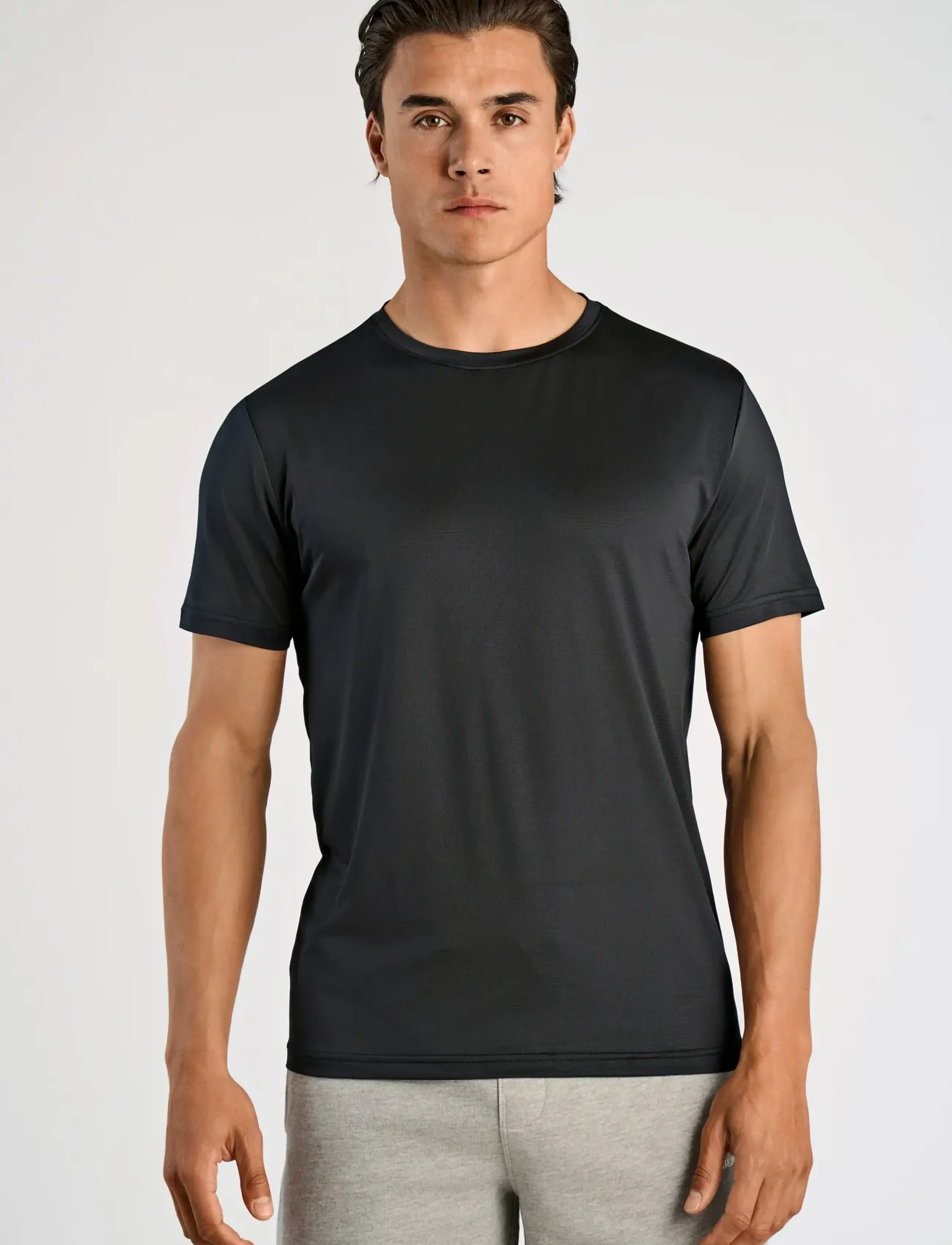 Lindbergh - Technical fast dry tee S/S - t-shirts - black - 3