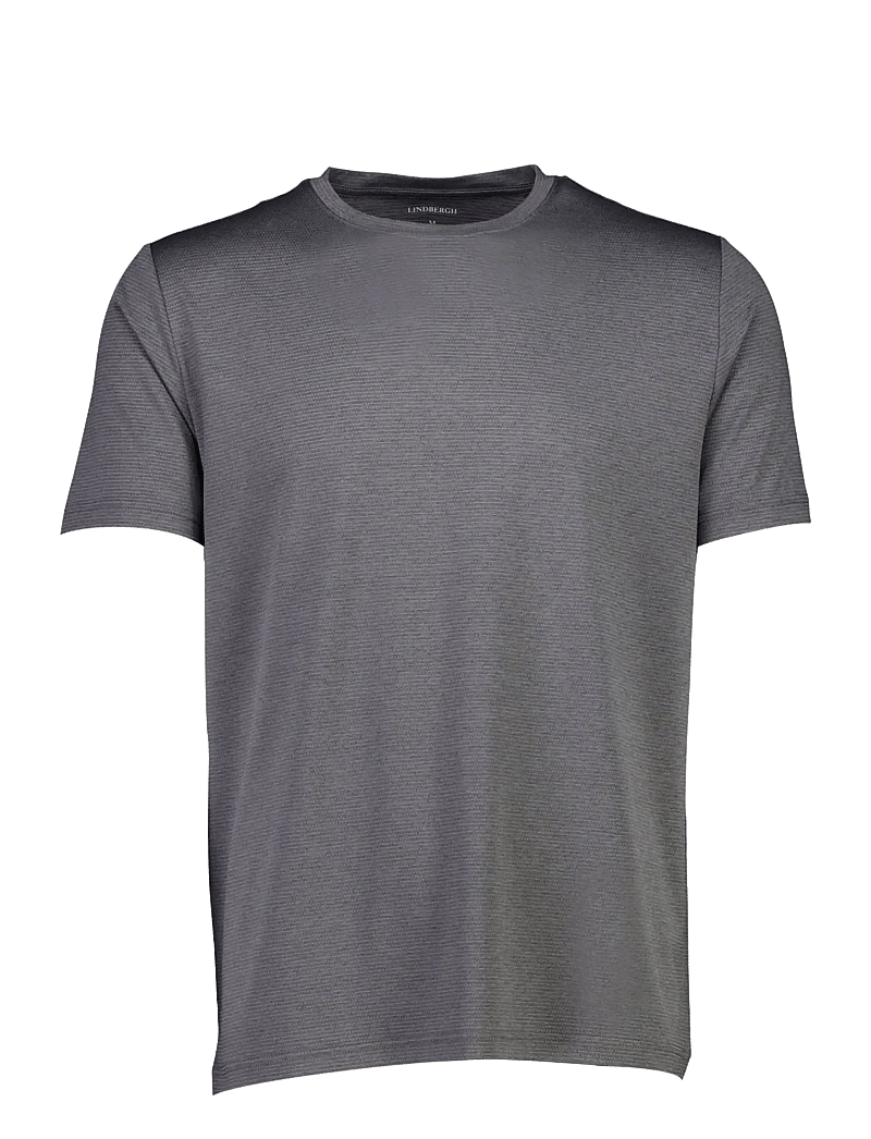Lindbergh - Technical fast dry tee S/S - t-shirts - grey blend - 1