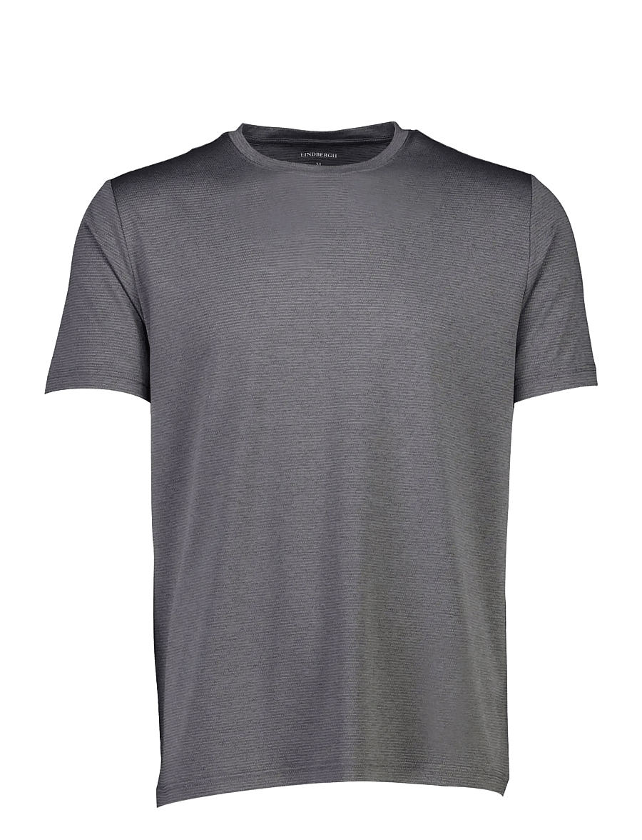 Lindbergh - Technical fast dry tee S/S - t-shirts - grey blend - 1