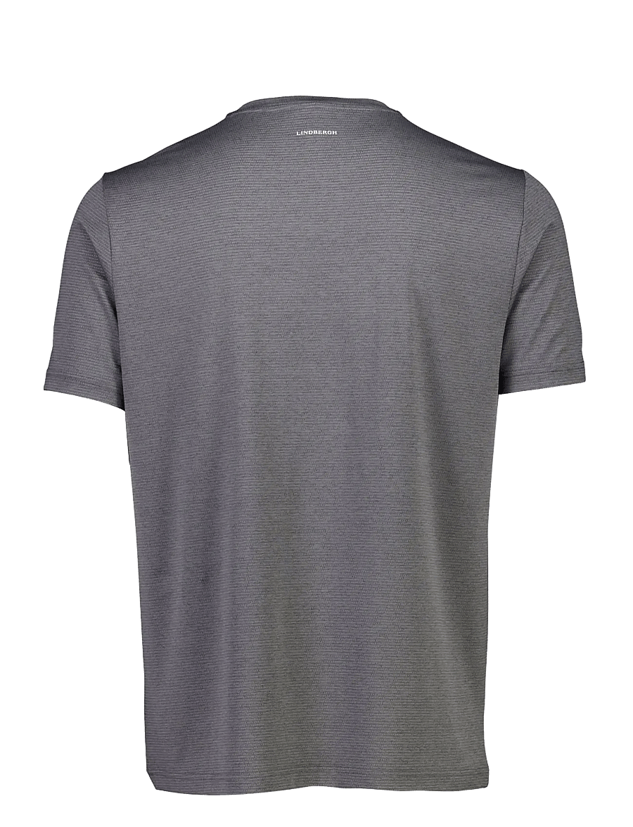 Lindbergh - Technical fast dry tee S/S - t-shirts - grey blend - 2