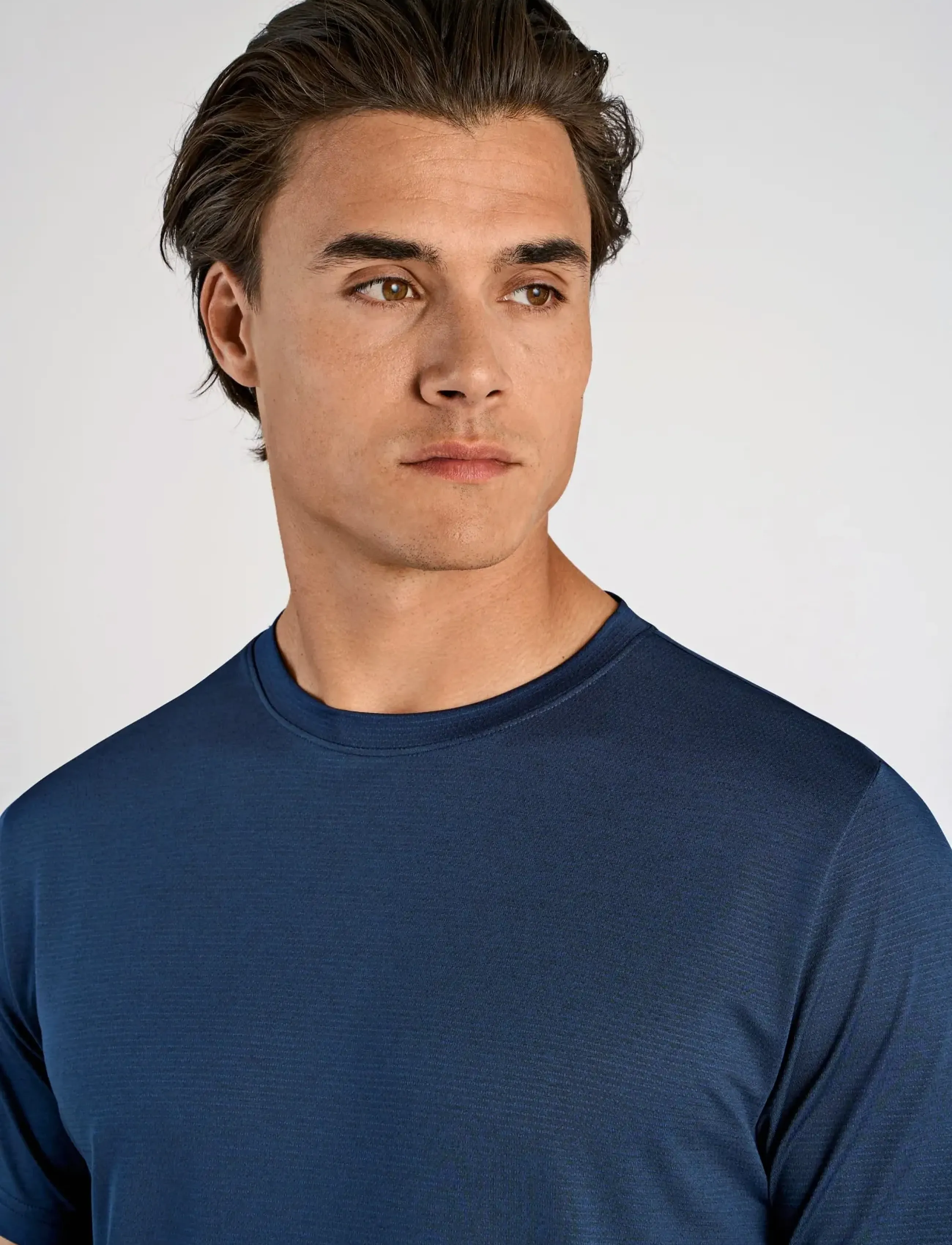 Lindbergh - Technical fast dry tee S/S - oberteile & t-shirts - navy blend - 5
