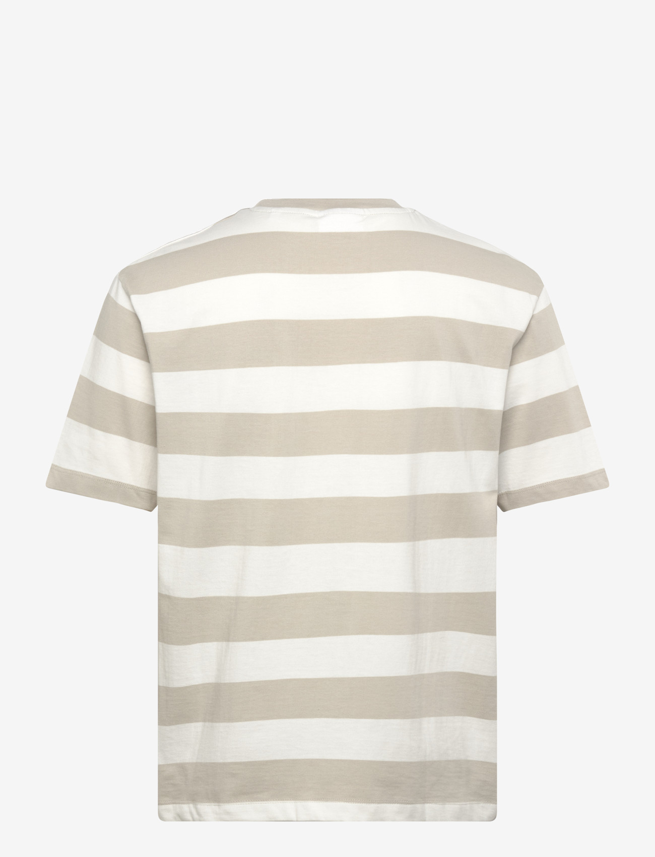 Lindbergh - Striped oversized o-neck tee S/S - lühikeste varrukatega t-särgid - lt grey stone - 2