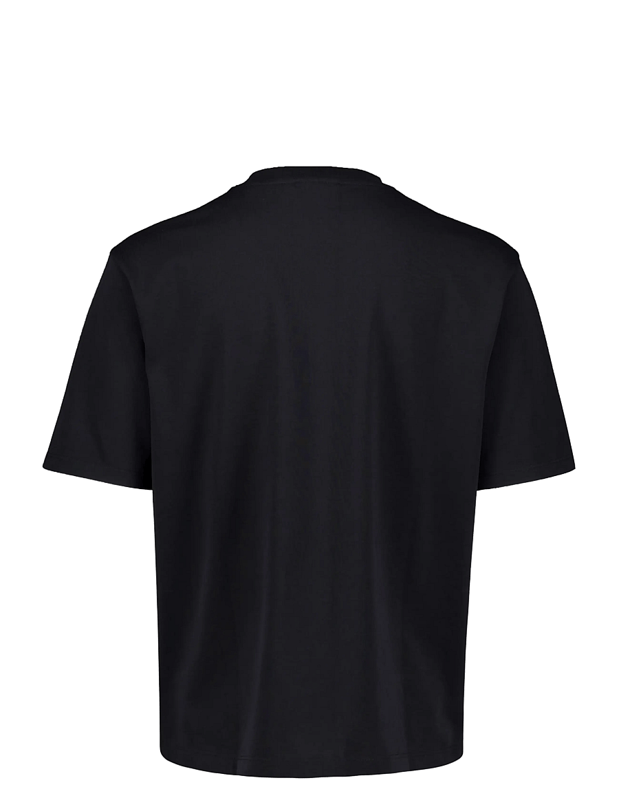 Lindbergh - O-neck tee oversized cropped S/S - black - 1