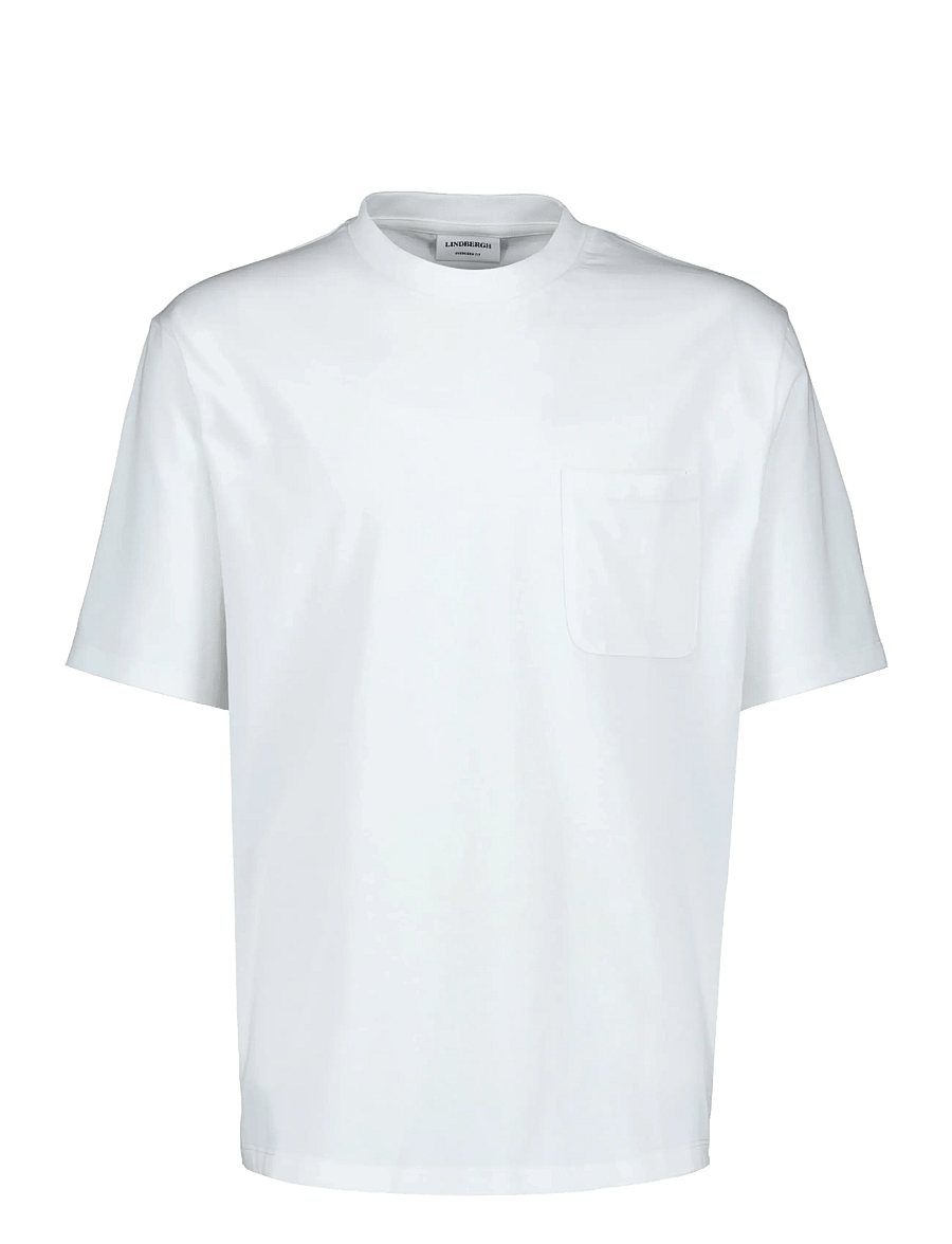 Lindbergh - O-neck tee oversized cropped S/S - white - 0