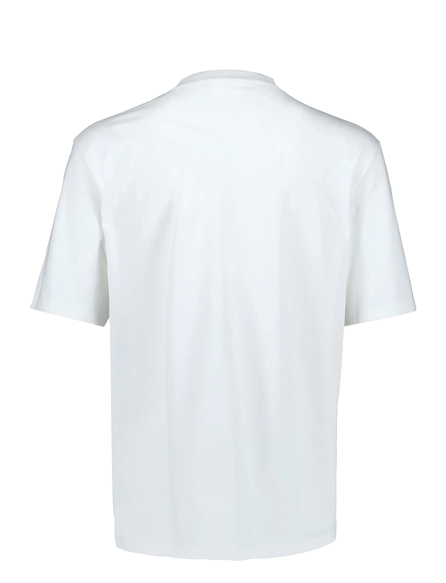 Lindbergh - O-neck tee oversized cropped S/S - white - 1