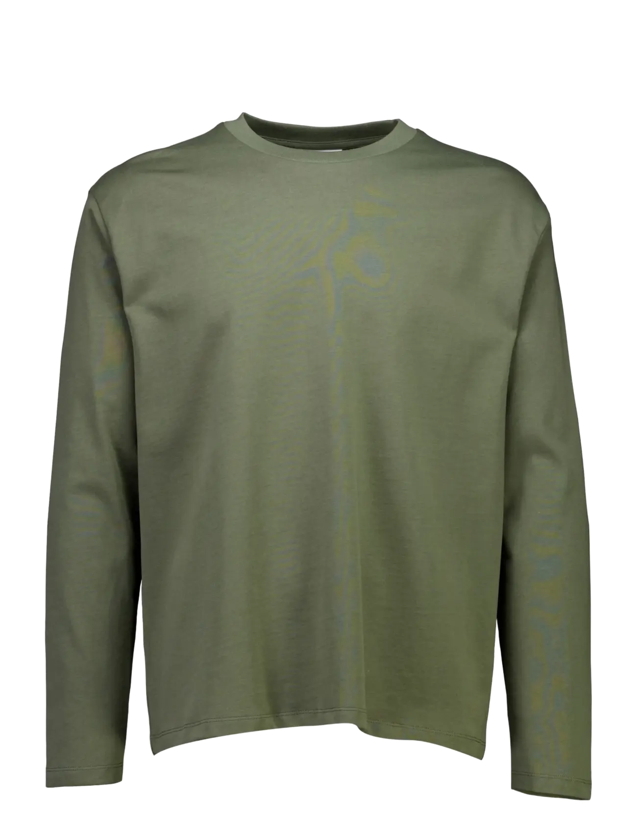 Lindbergh O-neck tee oversized cropped L/S - Lindbergh - ARMY / khaki/green