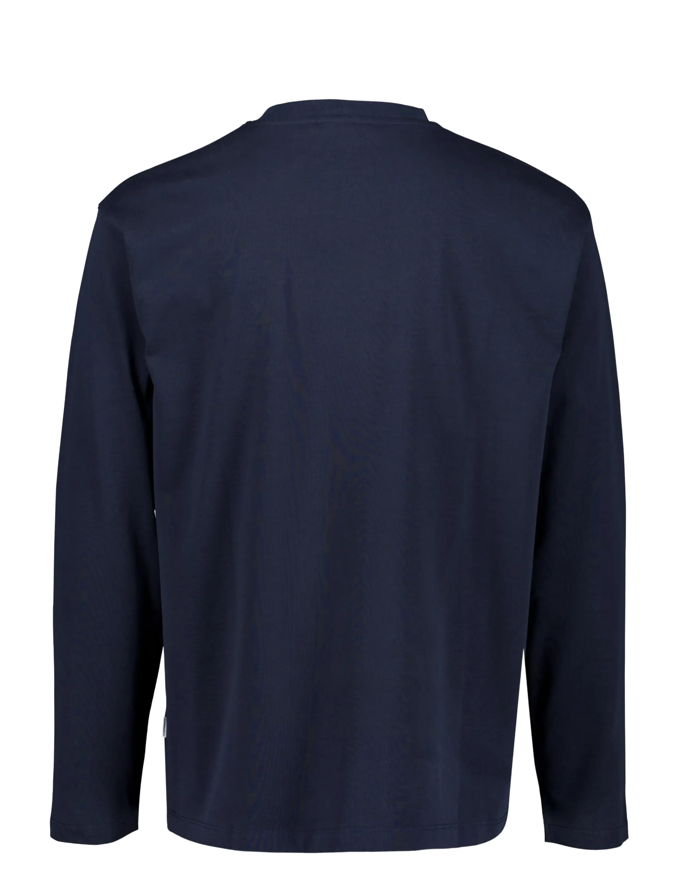 Lindbergh - O-neck tee oversized cropped L/S - navy - 1