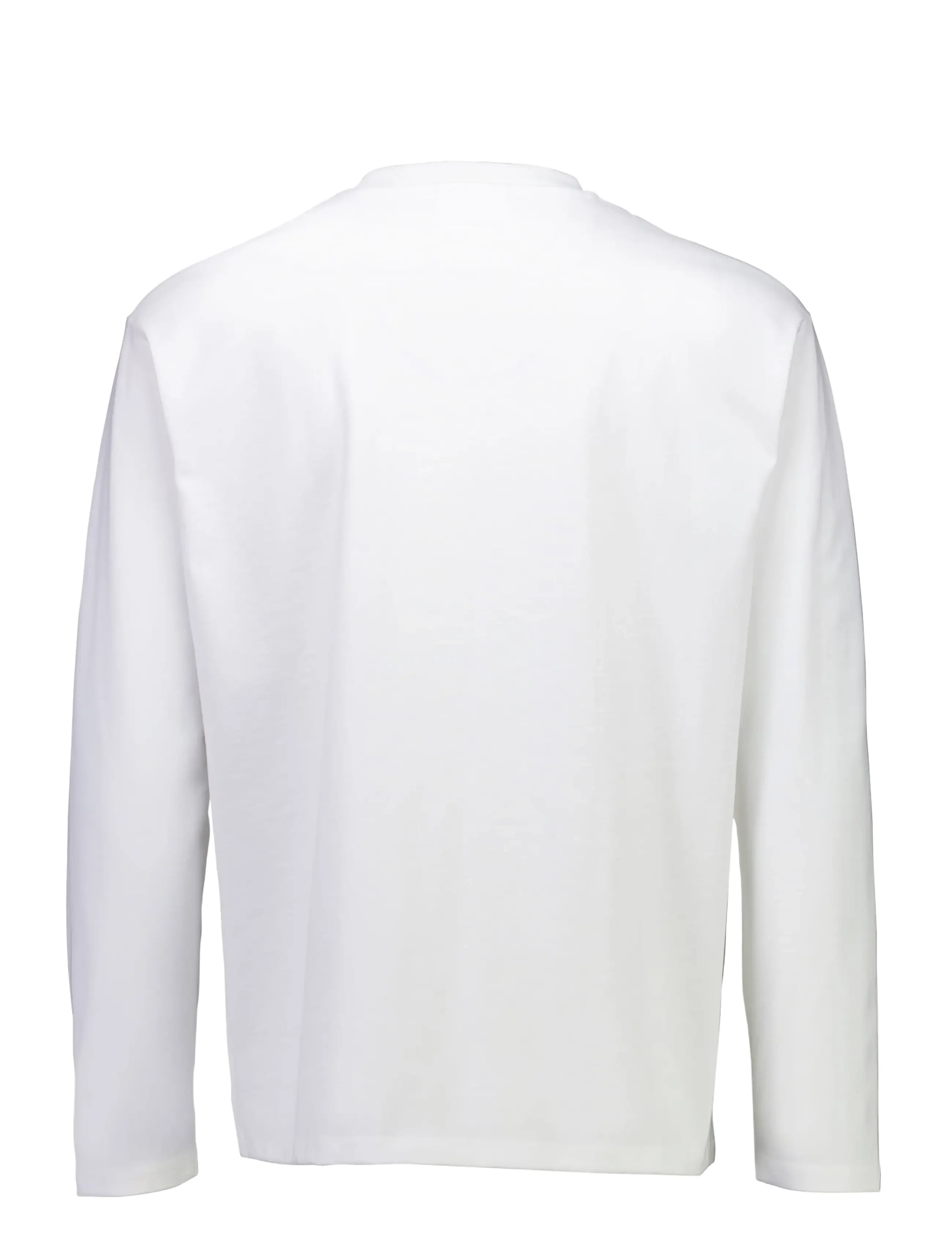 Lindbergh - O-neck tee oversized cropped L/S - white - 1