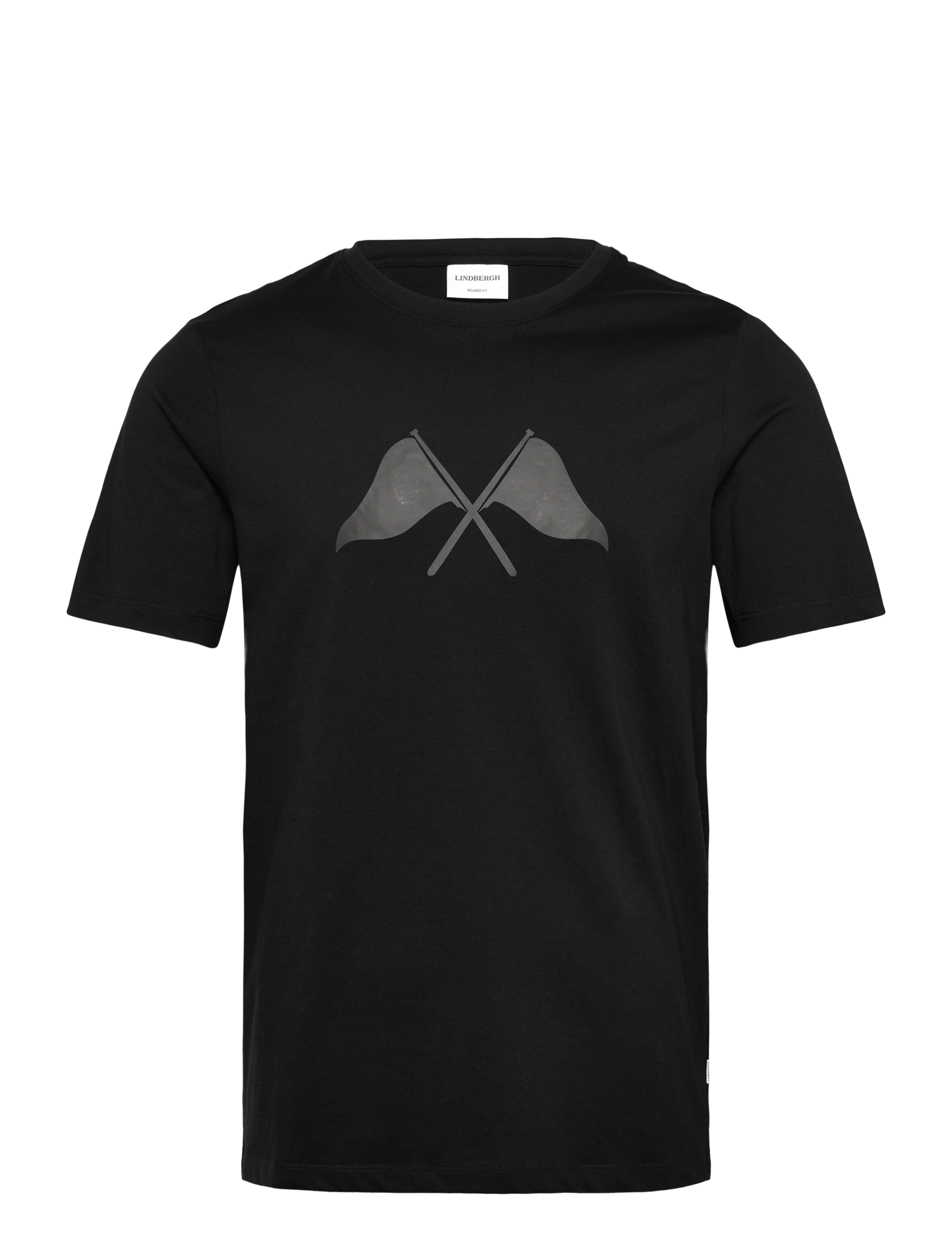 LINDBERGH Copenhagen Print Tee S/S Schwarz - M - Herren