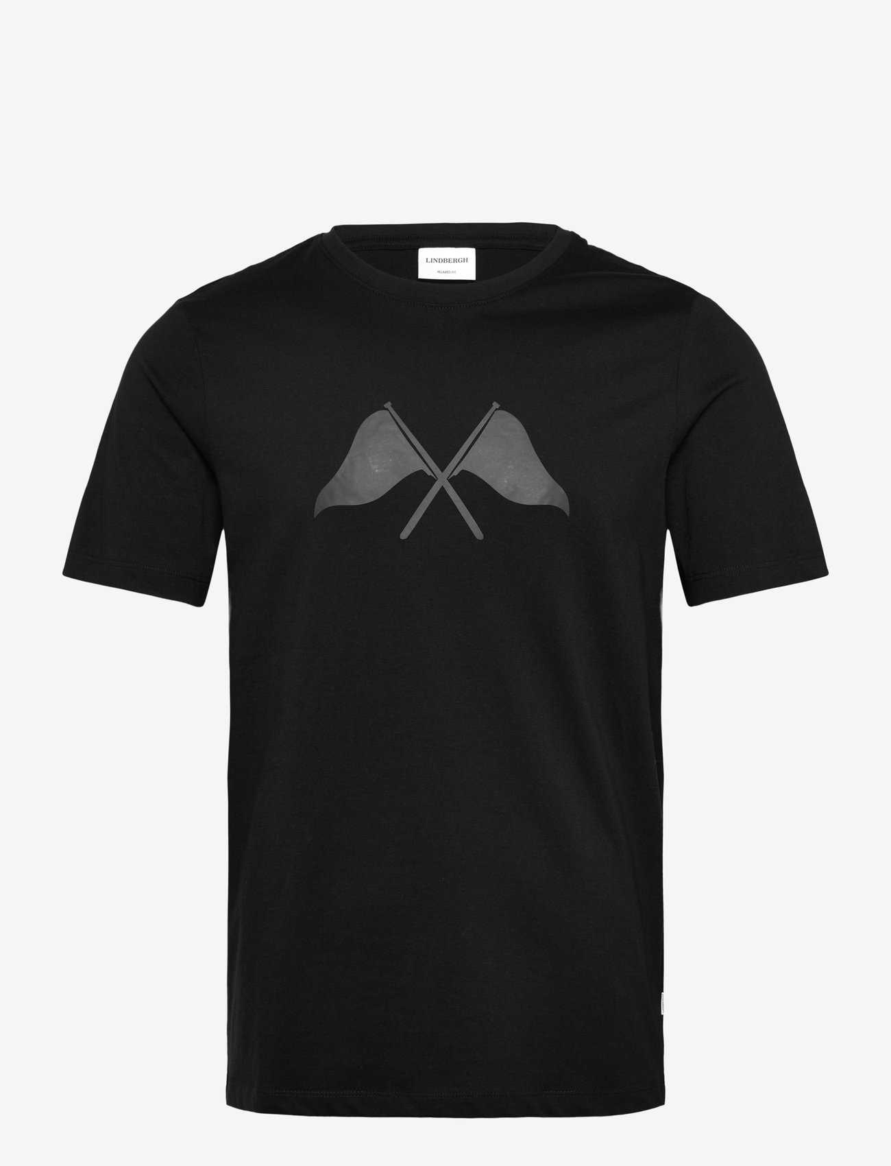 Lindbergh - Copenhagen print tee S/S - autumn clothing - black - 0