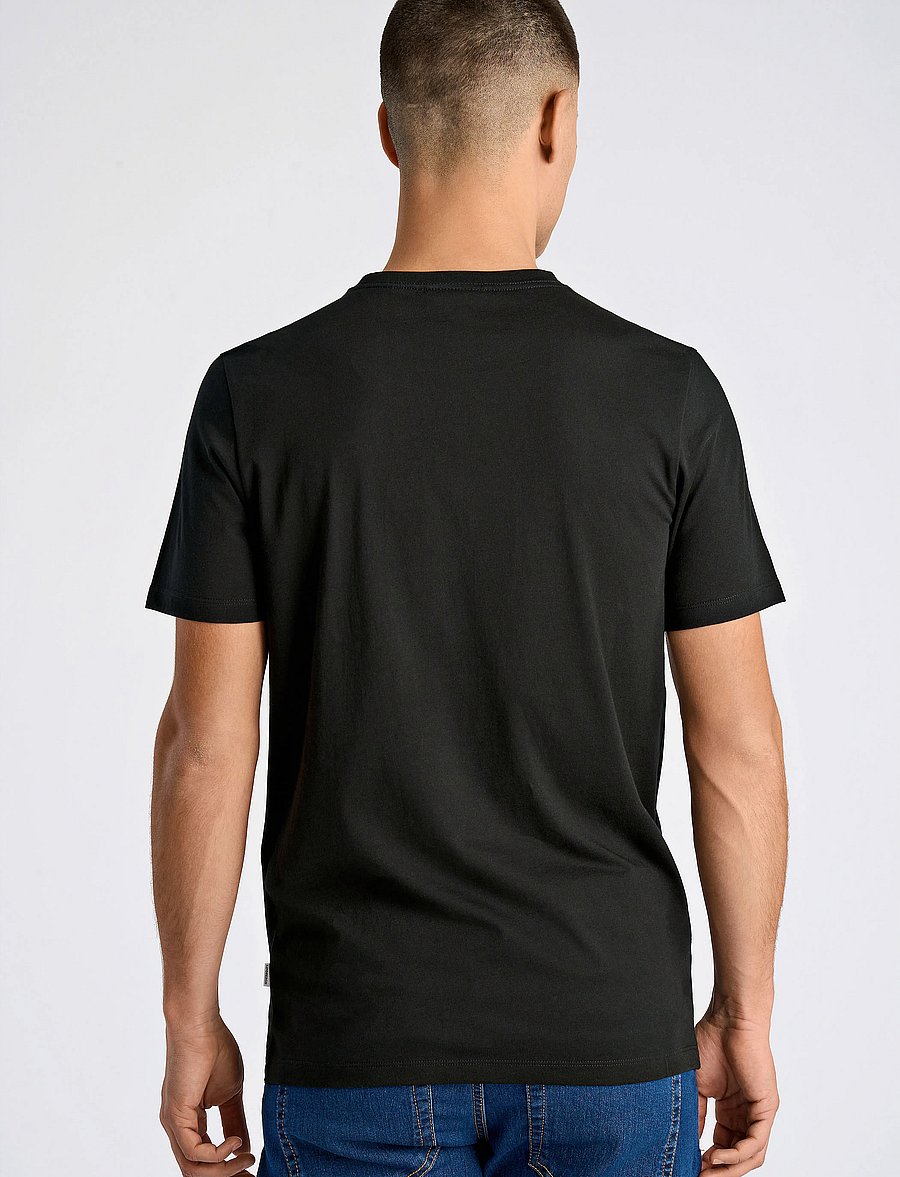 Lindbergh - Copenhagen print tee S/S - kortærmede t-shirts - black - 3