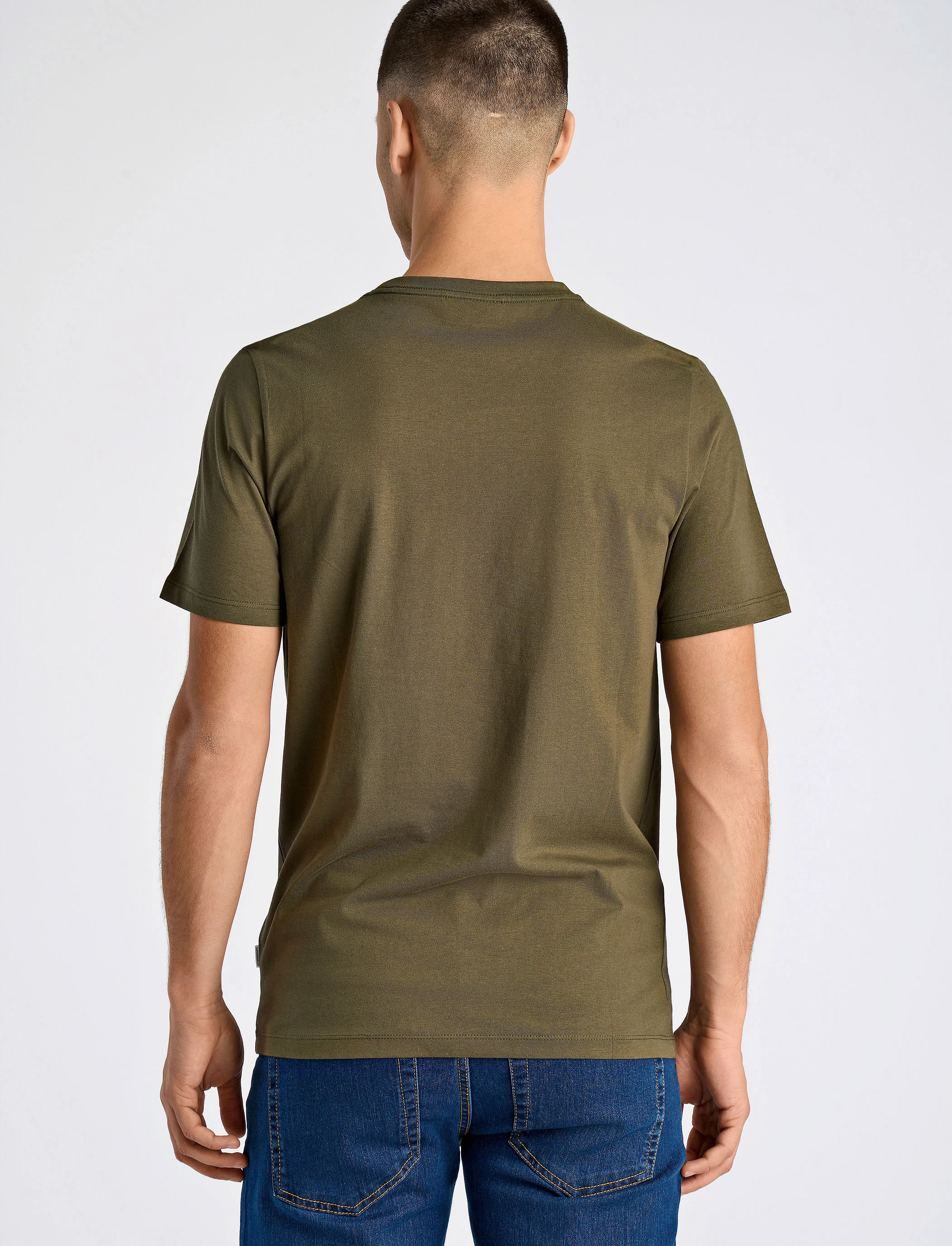 Lindbergh - Copenhagen print tee S/S - lühikeste varrukatega t-särgid - dk jungle green - 3