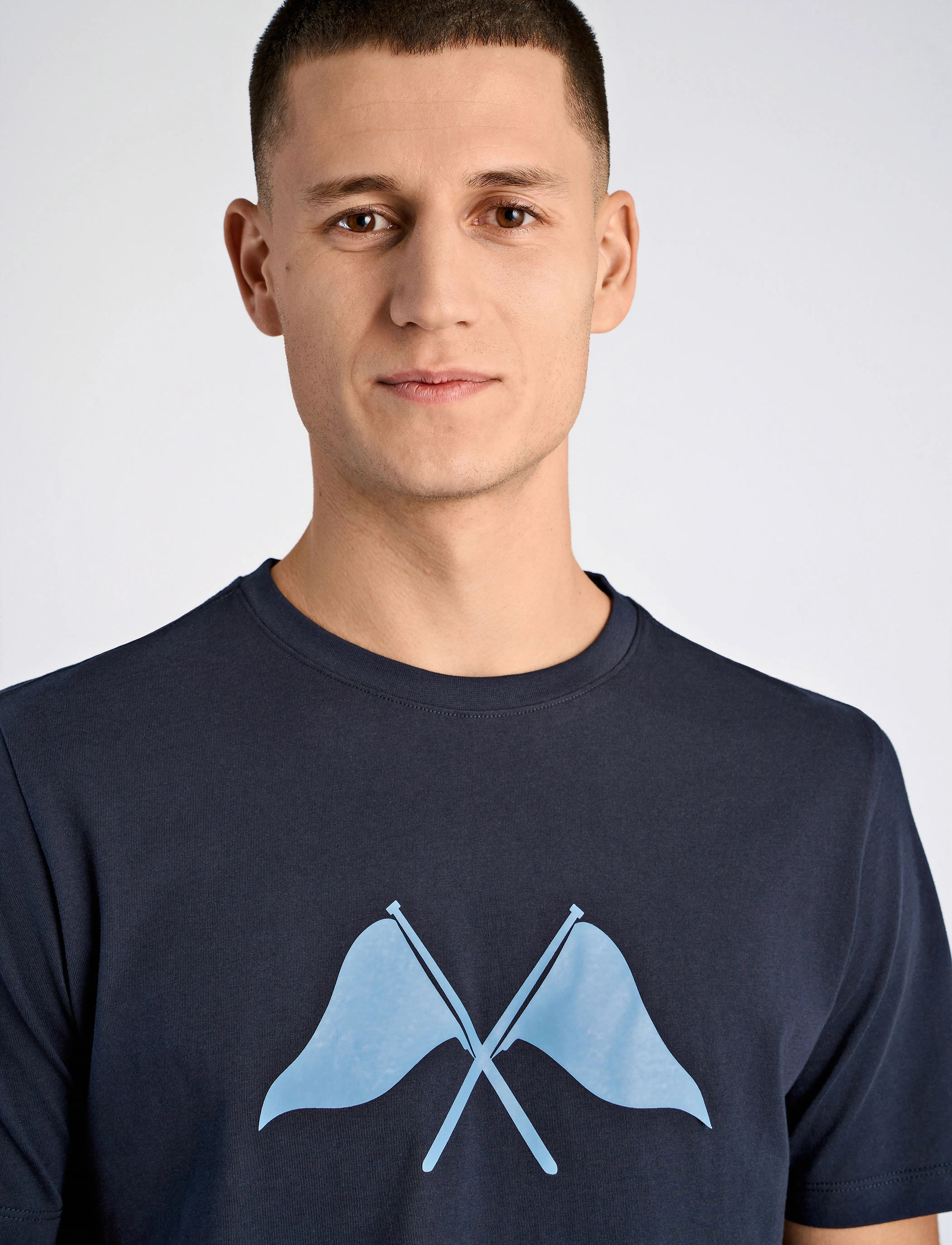 Lindbergh - Copenhagen print tee S/S - lühikeste varrukatega t-särgid - navy - 5