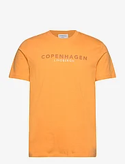 Lindbergh - Copenhagen print tee S/S - lowest prices - pastel orange - 0