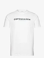 Copenhagen print tee S/S - WHITE 124
