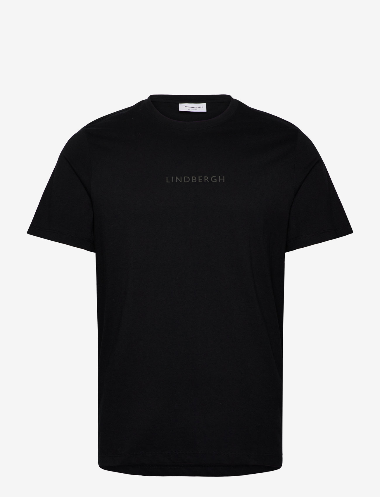 Lindbergh - Lindbergh print tee S/S - kurzärmelig - black 424 - 1