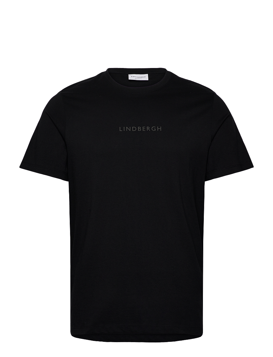 Lindbergh - Lindbergh print tee S/S - lühikeste varrukatega t-särgid - black 424 - 1