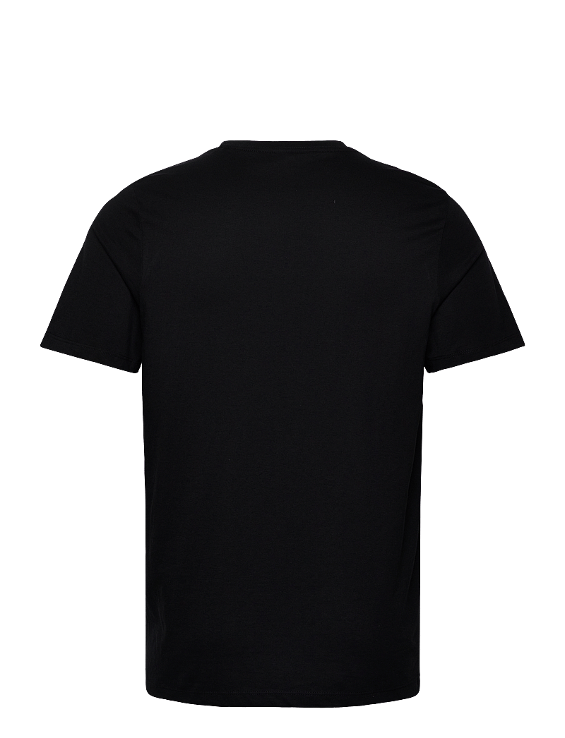 Lindbergh - Lindbergh print tee S/S - kortærmede t-shirts - black 424 - 2