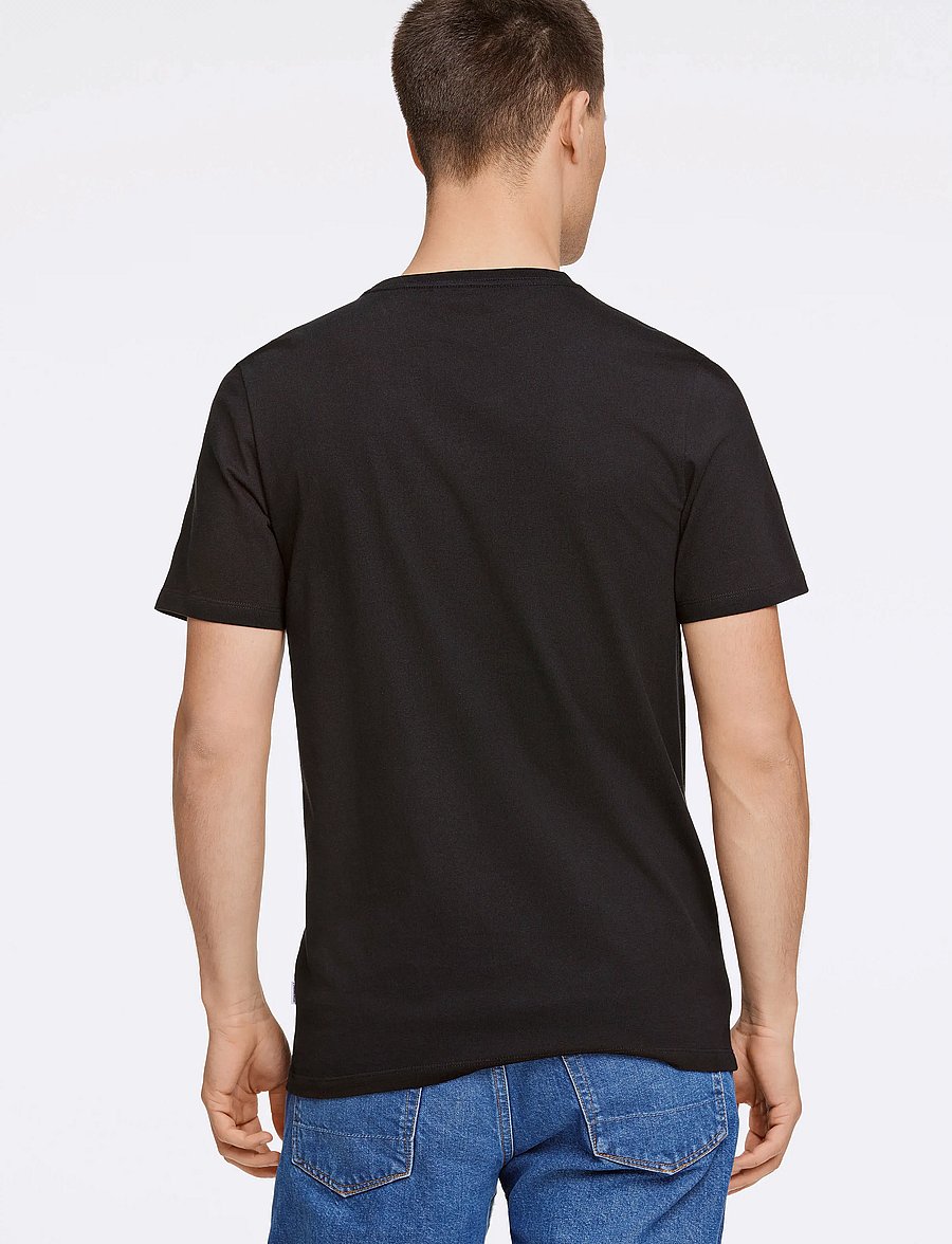 Lindbergh - Lindbergh print tee S/S - lühikeste varrukatega t-särgid - black 424 - 3
