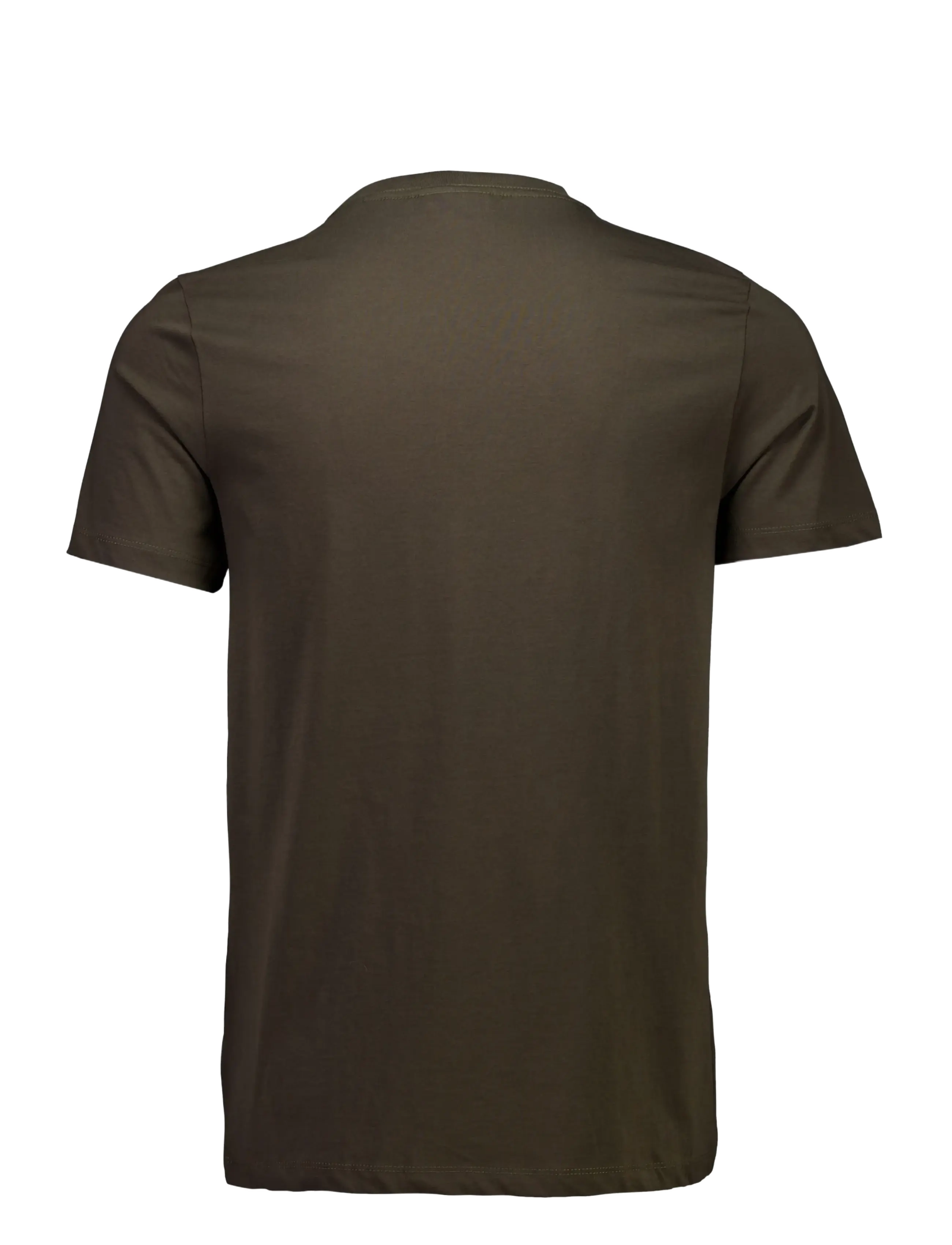 Lindbergh - Lindbergh print tee S/S - kortärmade t-shirts - black olive - 2