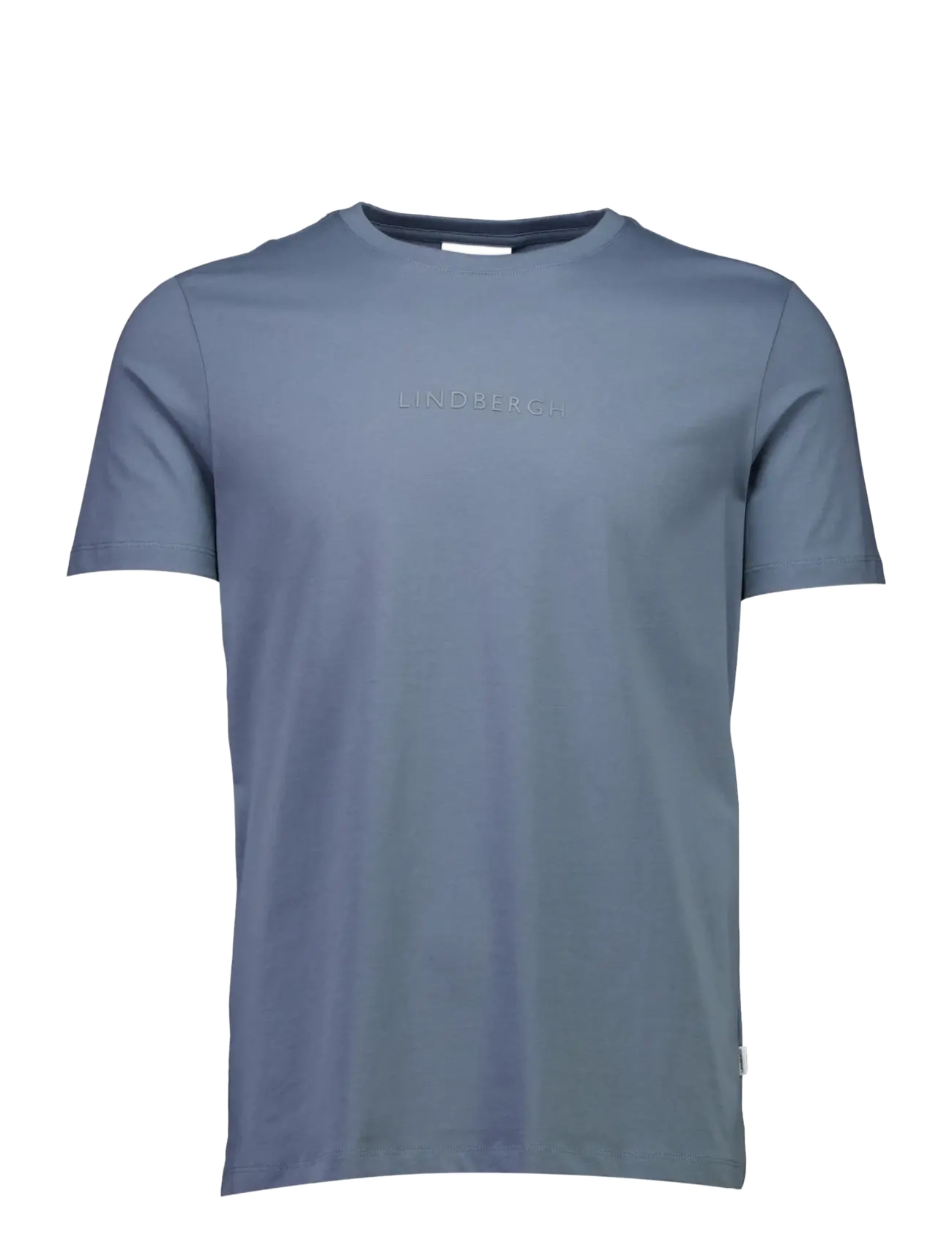 Lindbergh - Lindbergh print tee S/S - kurzärmelige t-shirts - blue grey - 1