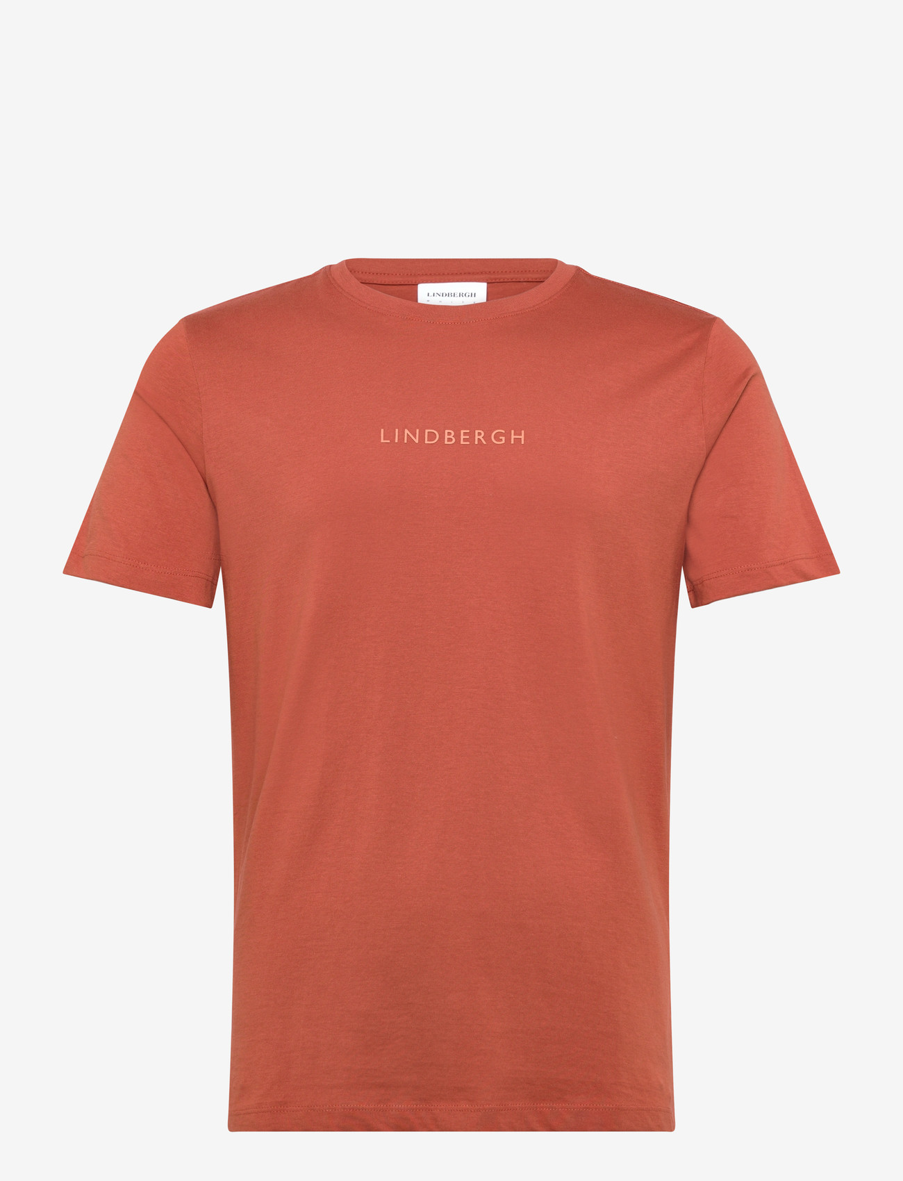 Lindbergh - Lindbergh print tee S/S - lühikeste varrukatega t-särgid - clay - 0