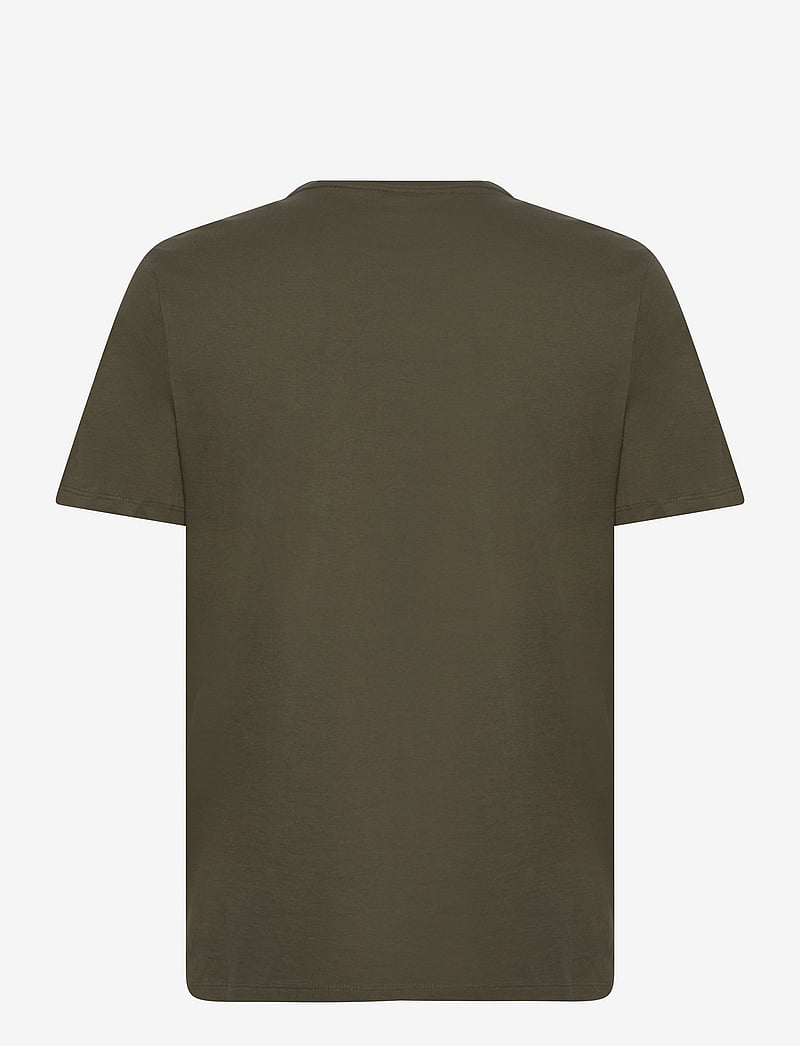 Lindbergh - Lindbergh print tee S/S - kortærmede t-shirts - dk jungle green - 1