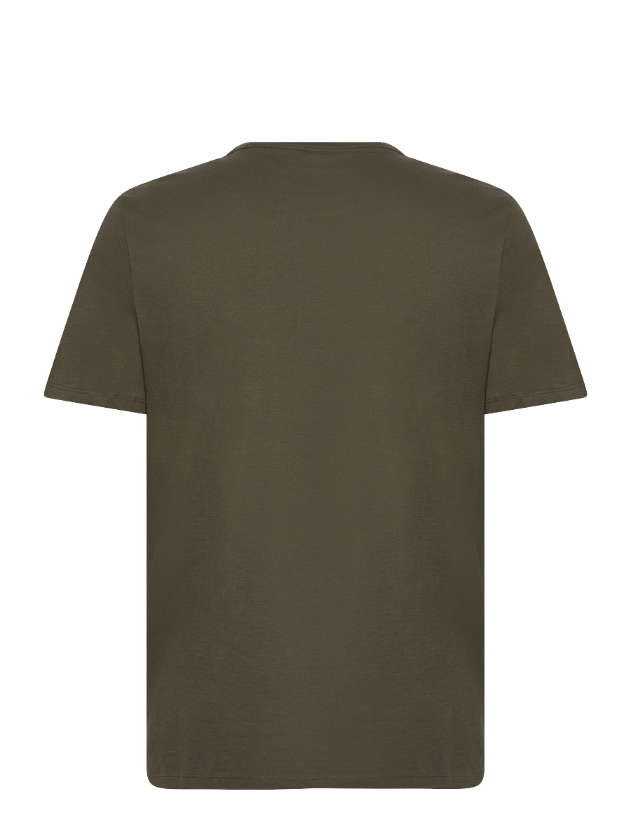 Lindbergh - Lindbergh print tee S/S - lühikeste varrukatega t-särgid - dk jungle green - 1