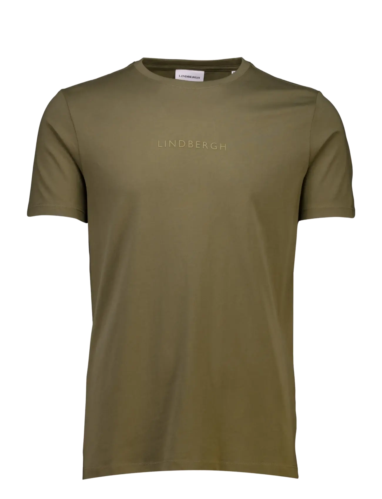 Lindbergh - Lindbergh print tee S/S - lühikeste varrukatega t-särgid - dk olive - 1