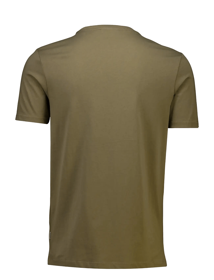 Lindbergh - Lindbergh print tee S/S - lühikeste varrukatega t-särgid - dk olive - 2