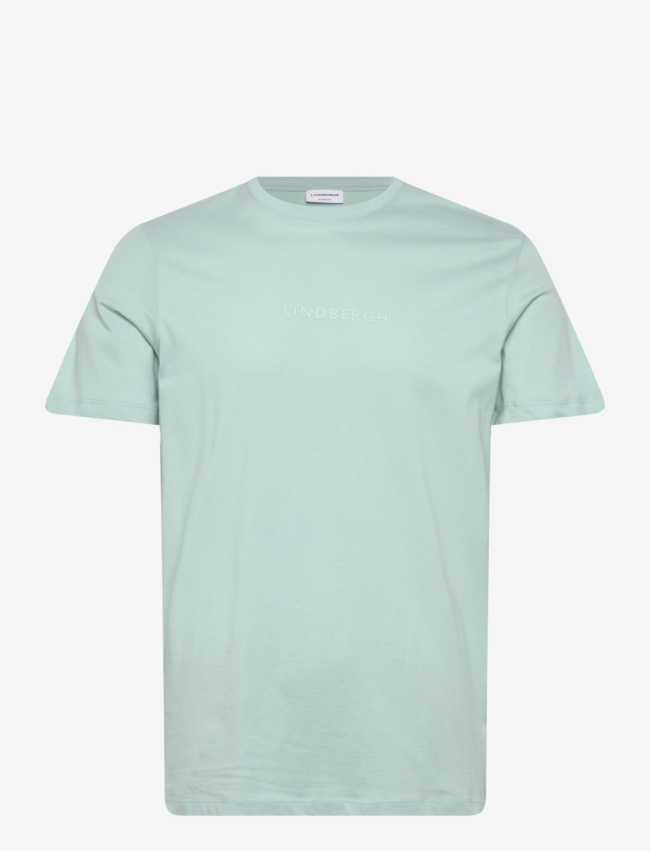 Lindbergh - Lindbergh print tee S/S - lühikeste varrukatega t-särgid - dusty aqua - 1