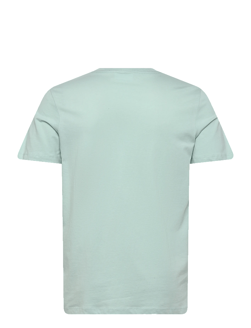 Lindbergh - Lindbergh print tee S/S - lühikeste varrukatega t-särgid - dusty aqua - 2