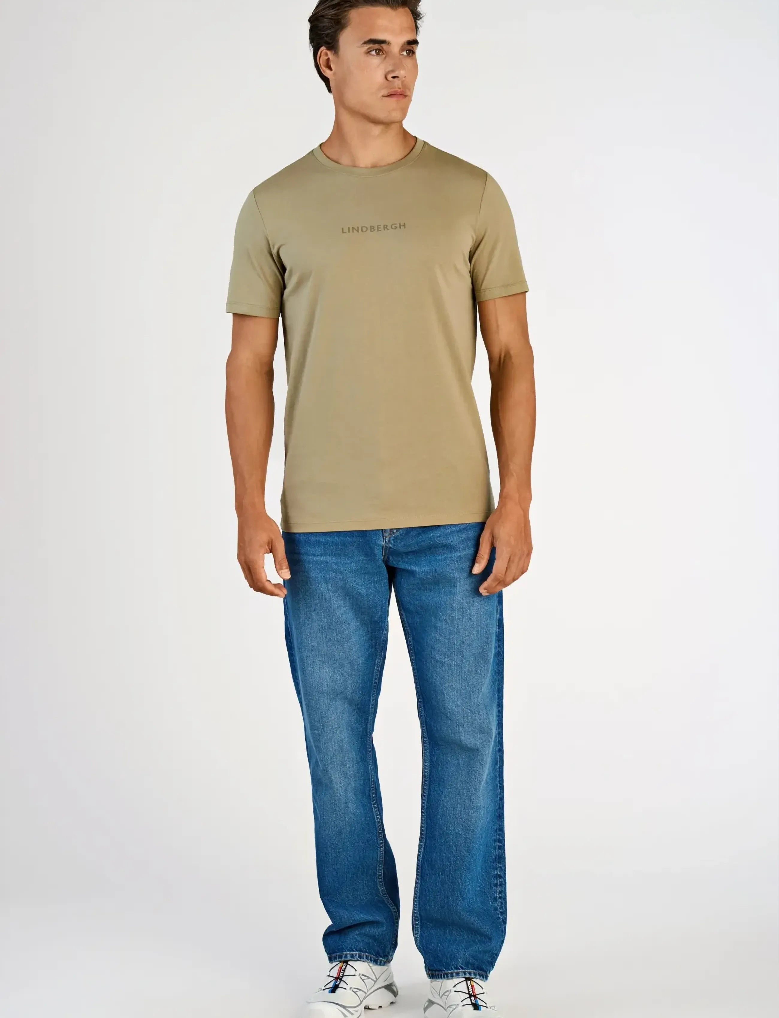 Lindbergh - Lindbergh print tee S/S - kurzärmelig - dusty green - 3