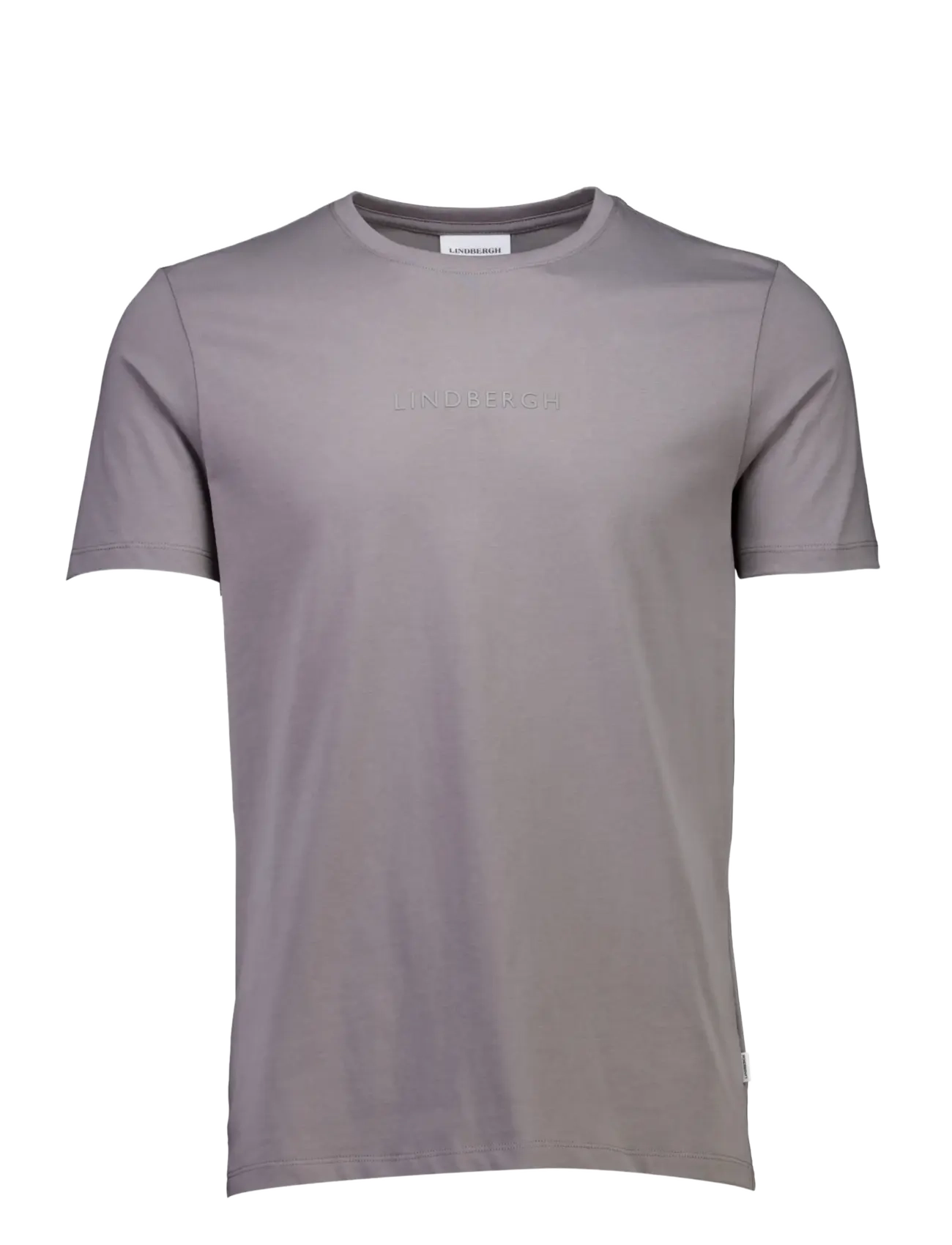Lindbergh - Lindbergh print tee S/S - kurzärmelige t-shirts - grey dusk - 1
