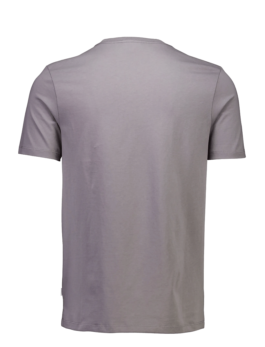 Lindbergh - Lindbergh print tee S/S - kortærmede t-shirts - grey dusk - 2